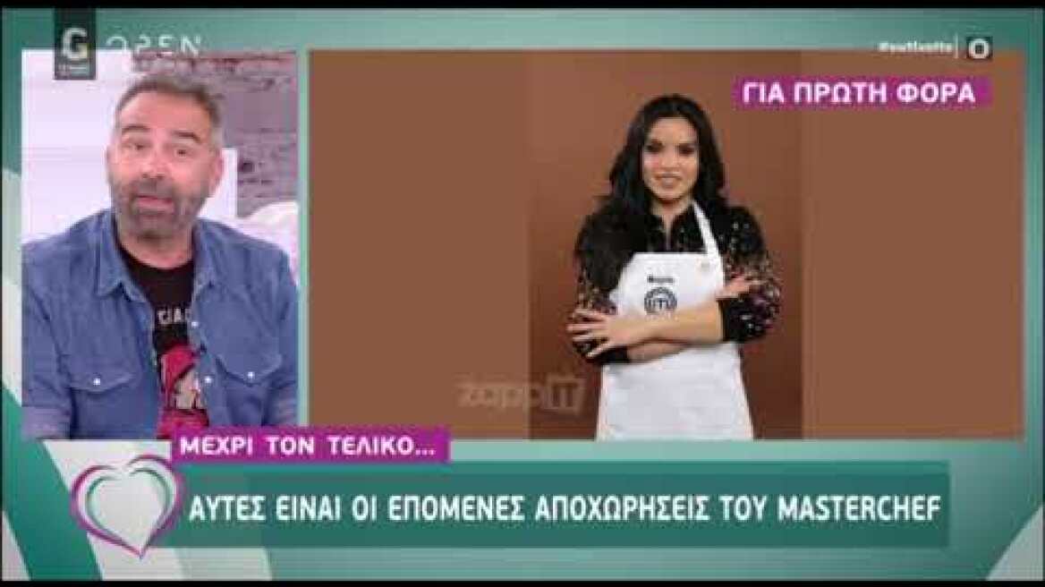 Με αυτή τη σειρά αποχωρούν οι παίκτες του MasterChef