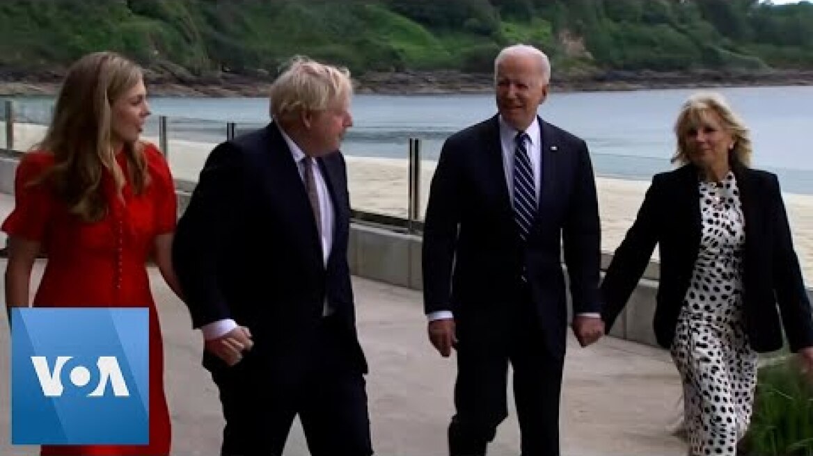 Biden Meets with British PM Johnson Ahead of G-7 Summit