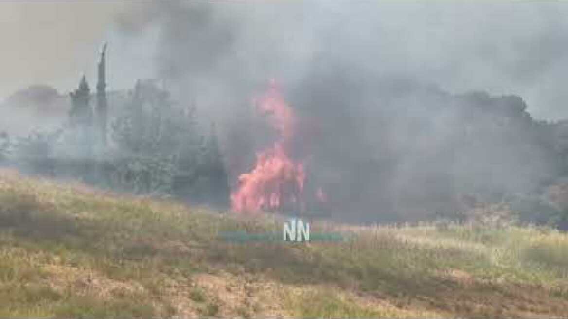 Πυρκαγιά στον Πλατανιτη Ναυπακτίας