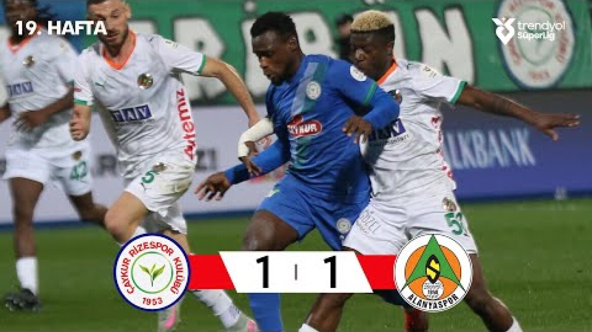 Çaykur Rizespor (1-1) Alanyaspor - Highlights/Özet | Trendyol Süper Lig - 2025/26