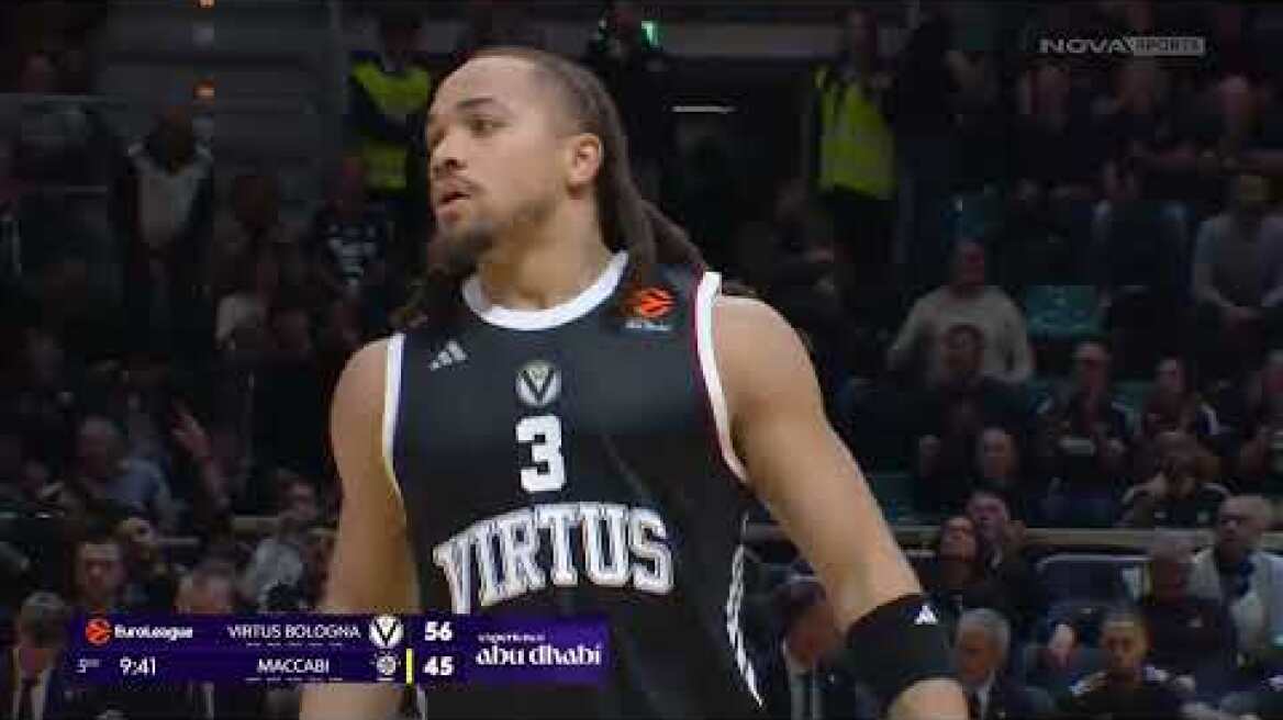 Βίρτους Μπολόνια - Μακάμπι Τελ Αβίβ: 99-89 (MD 12, 21/11/2025)