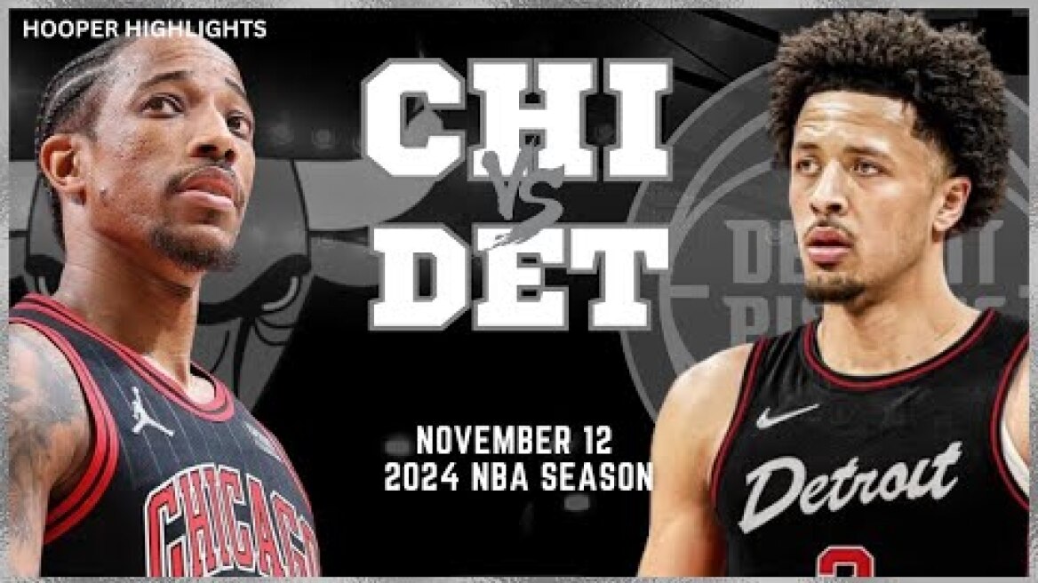 Chicago Bulls vs Detroit Pistons Full Game Highlights | Nov 12 | 2024 NBA Season