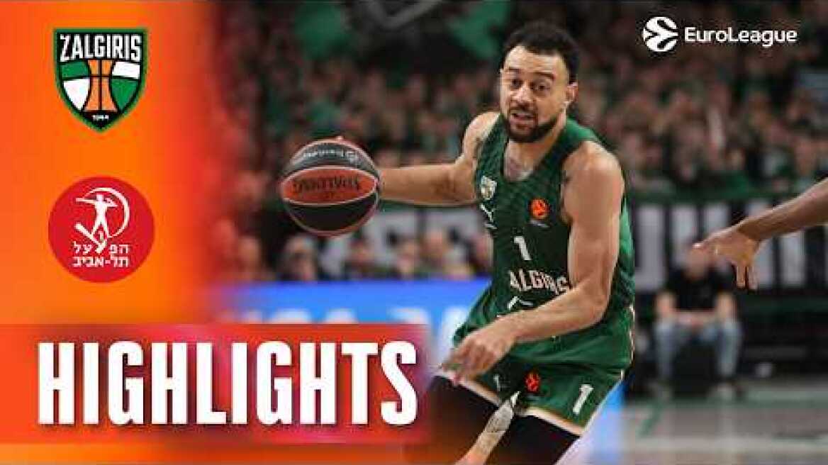 WRIGHT POWERS late surge | Zalgiris - Hapoel | R28 BASKETBALL HIGHLIGHTS 2025-26