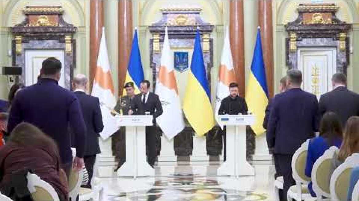 Δηλώσεις Προέδρου της Δημοκρατίας και Προέδρου της Ουκρανίας, στο Κίεβο