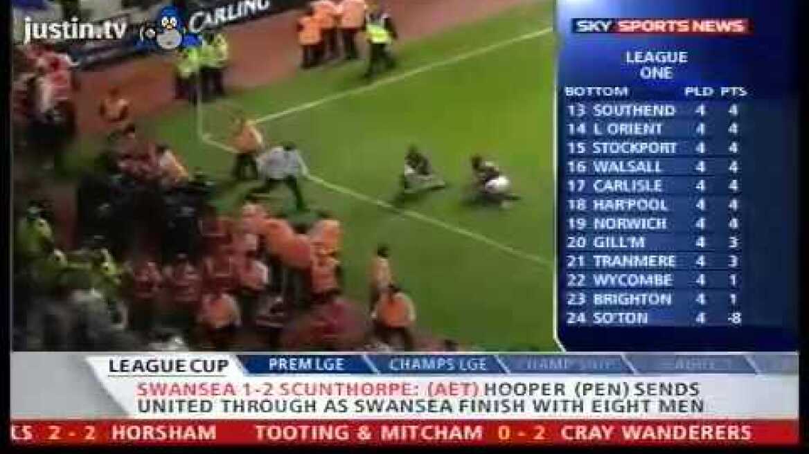 West Ham Vs Millwall 3-1(Incidents)