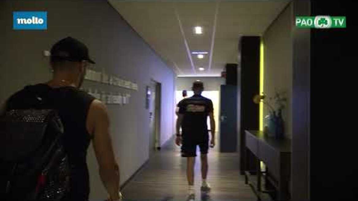 Η άφιξη του Yohan Mollo στην Ολλανδία / PAO TV