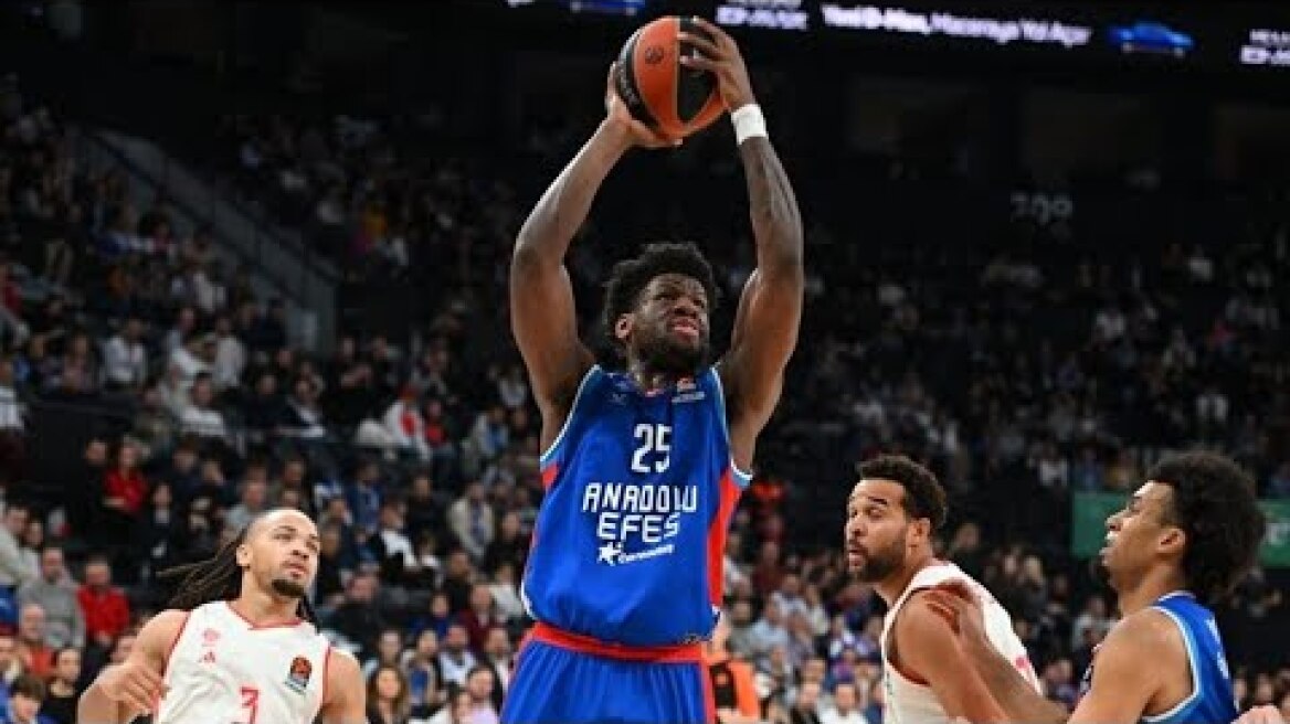 🔥 Daniel Oturu Scores Career-High 36 Points in Anadolu Efes Win! | BSL Highlights