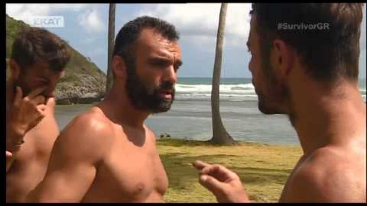 Peoplegreece.com - Χανταμπάκης και Αγγελόπουλος άγριος καβγάς στο Survivor