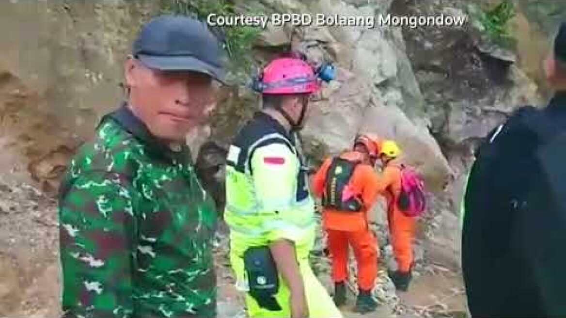 Indonesia says at least three killed, 60 feared buried in illegal mine collapse