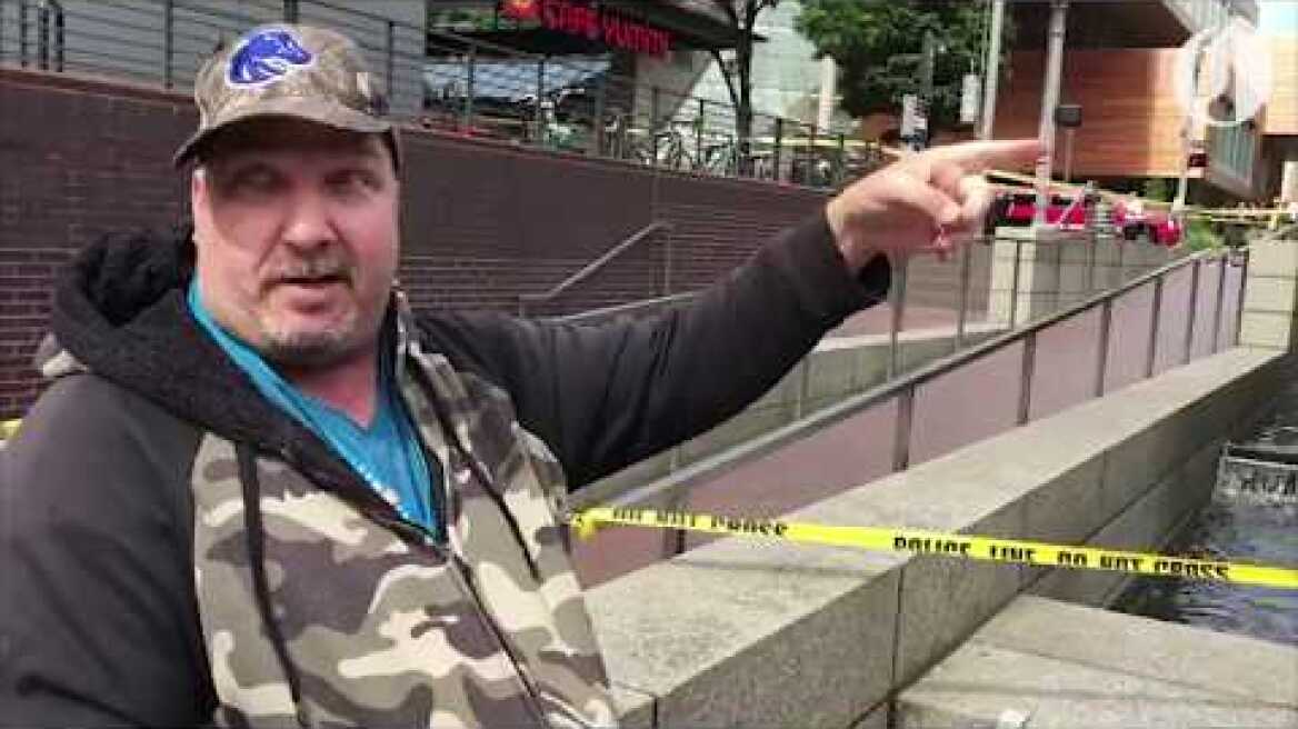 Witness said driver "gunned the motor" trying to hit him: Portland traffic incident