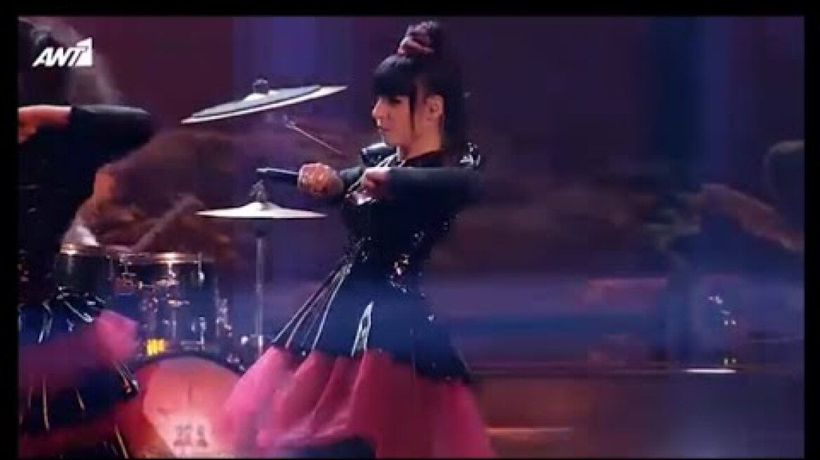 Η Ευρυδίκη νικήτρια  έγινε Babymetal στο τραγούδι "Gimme chocolate". Your Face Sounds Familiar 6