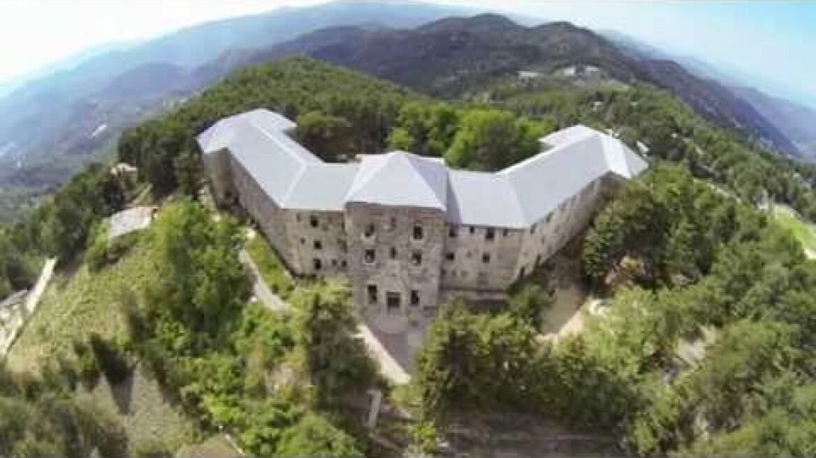 Verengaria Ghost Hotel ... Cyprus From Air. By Manos.
