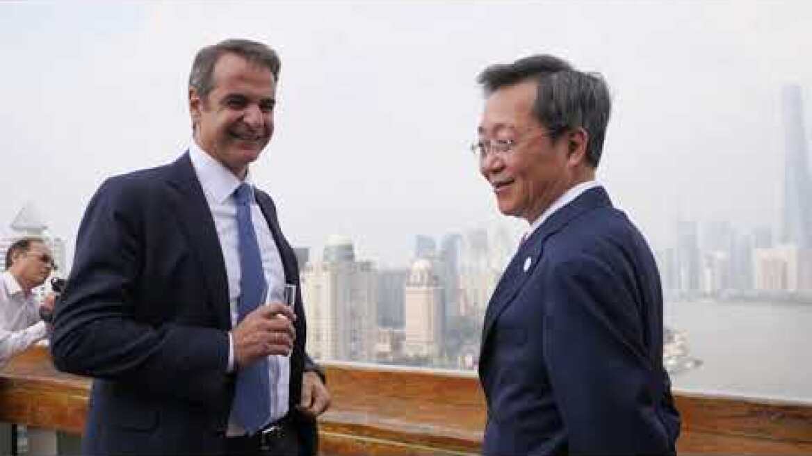 Συνέντευξη του Κυριάκου Μητσοτάκη σε τηλεοπτικό σταθμό στην Κίνα