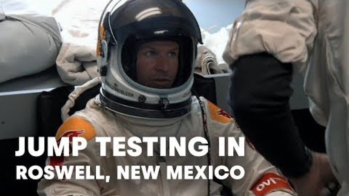 Jump testing in Roswell New Mexico - Red Bull Stratos