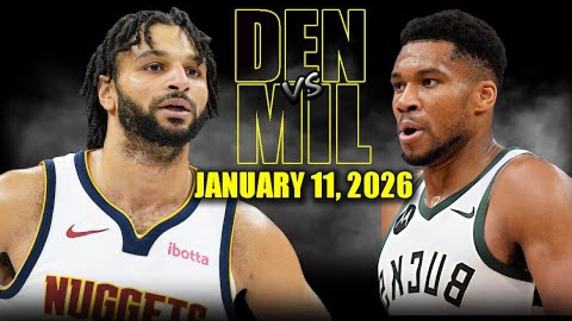 Denver Nuggets vs Milwaukee Bucks Full Game Highlights – January 11, 2026 | NBA Season