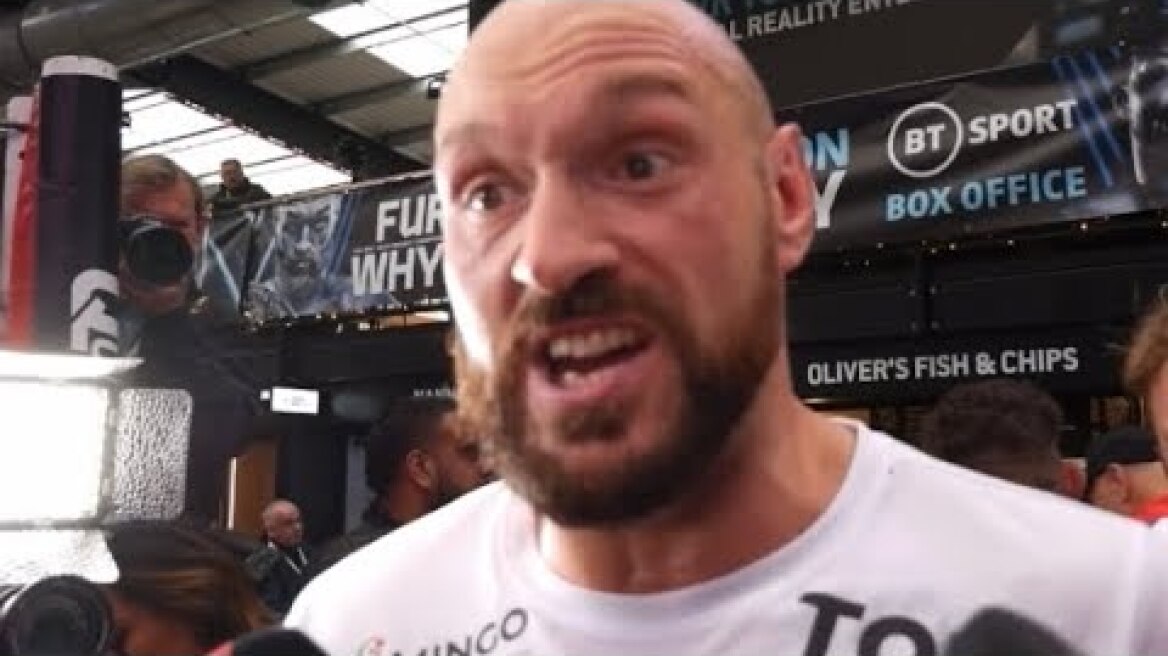 WHEN TYSON FURY SNAPPED AT DANIEL KINAHAN RELATIONSHIP QUESTIONS!! (AND RETIRED)