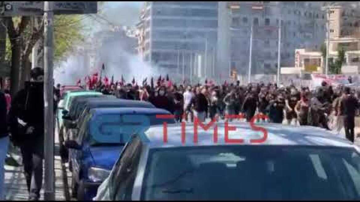 επεισόδια στη Θεσσαλονίκη