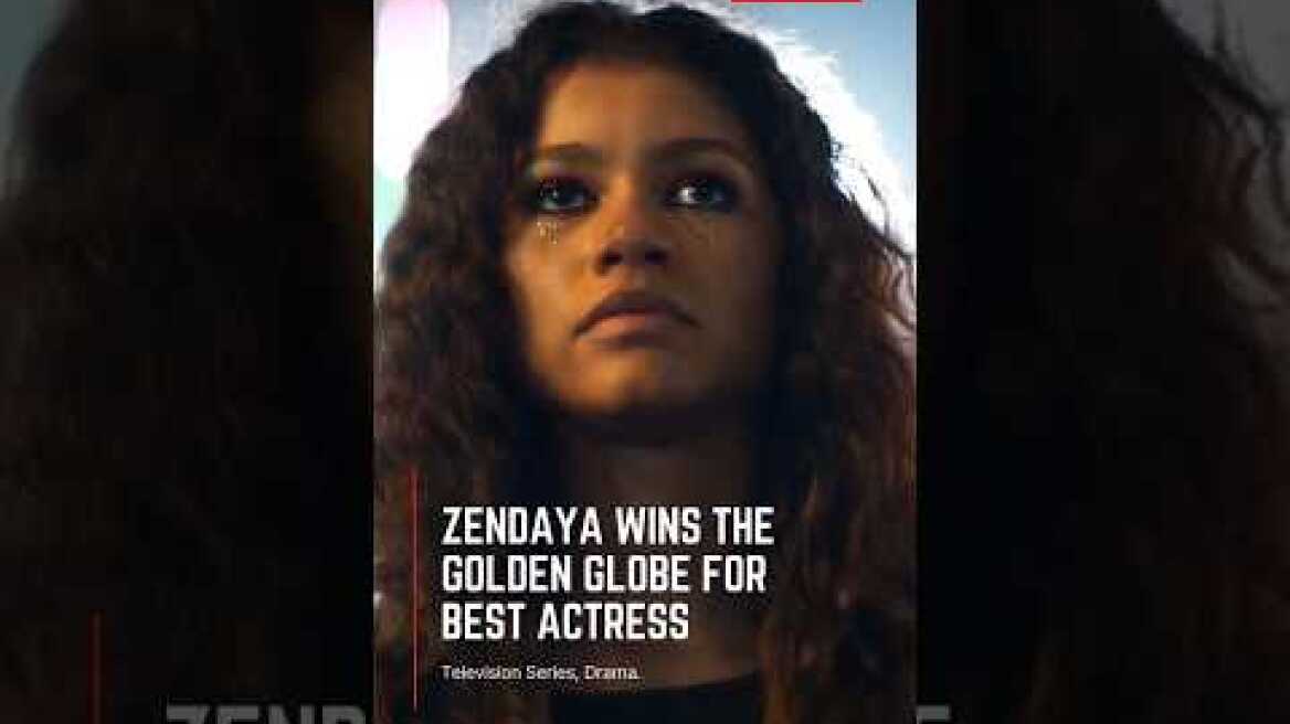 #zendaya #euphoria #goldenglobes2023 #winner #shorts