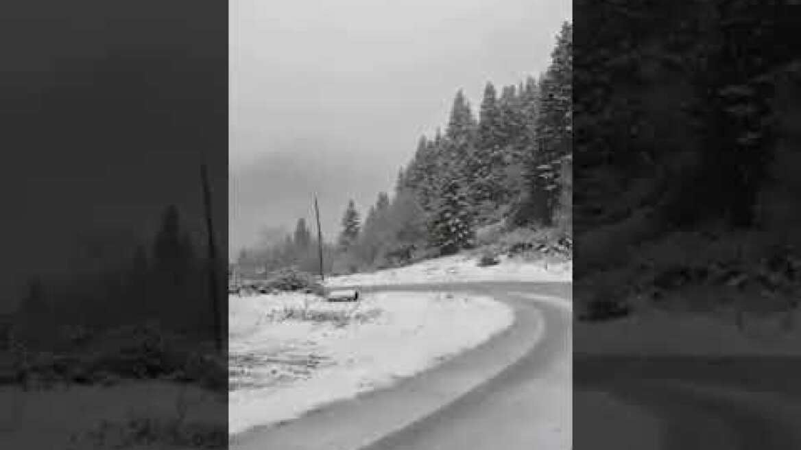 Χιονόπτωση στον Ασπροπόταμο