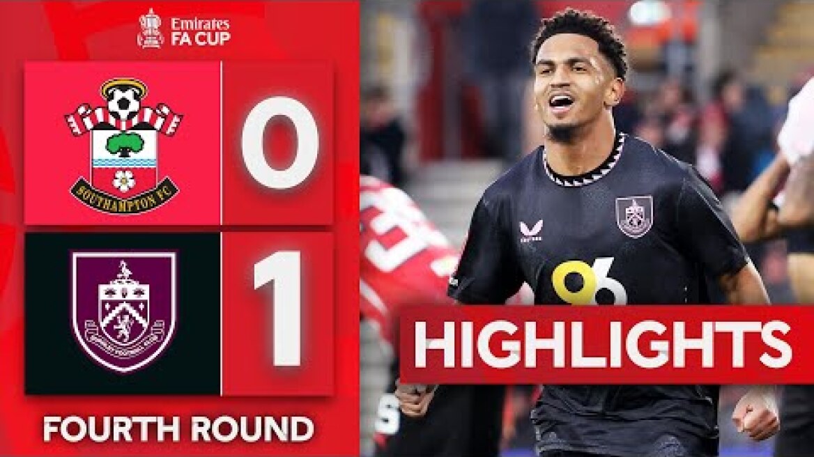 Marcus Edwards Scores On His Debut! | Southampton 0-1 Burnley | Emirates FA Cup 2024-25