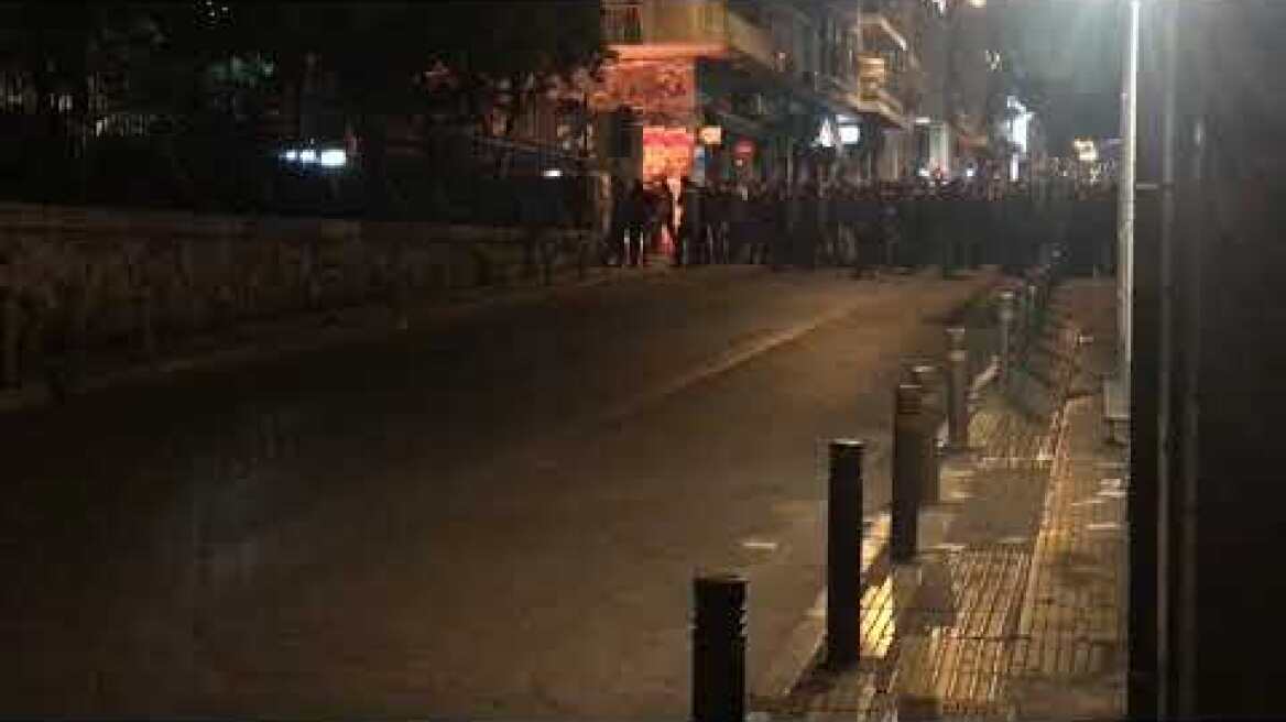 Οδός Μαυρομιχάλη - φωτιά