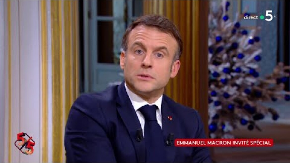 Gérard Depardieu : Emmanuel Macron réagit - C à Vous - 20/12/2023