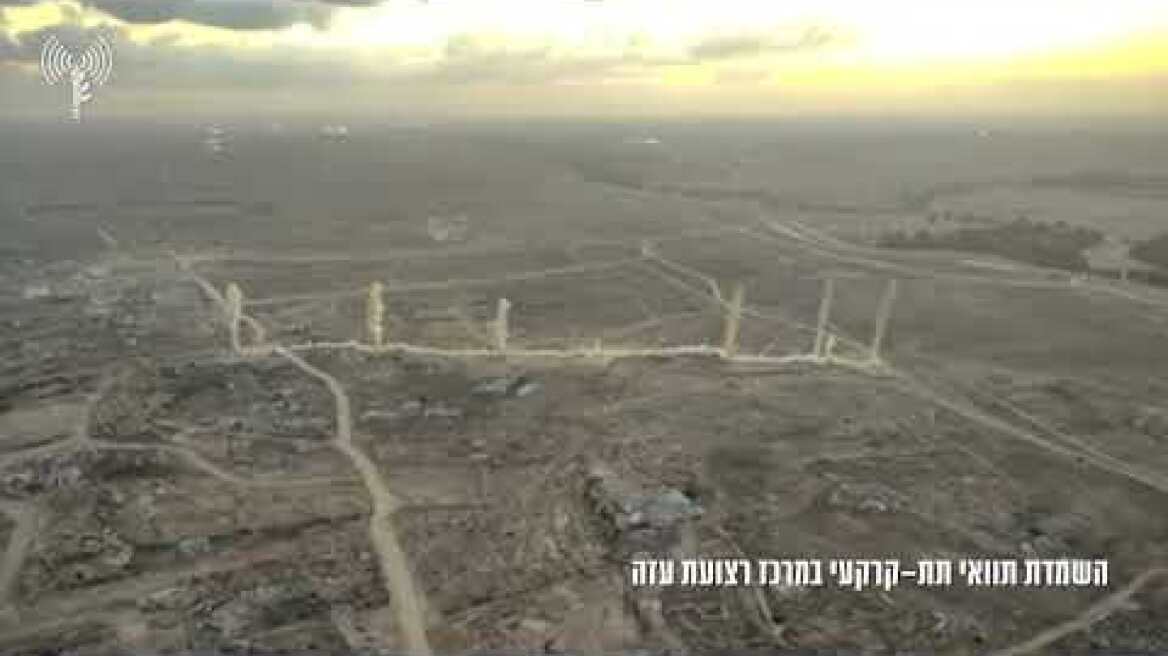 השמדת תוואי תת"ק במרכז הרצועה | את"צ