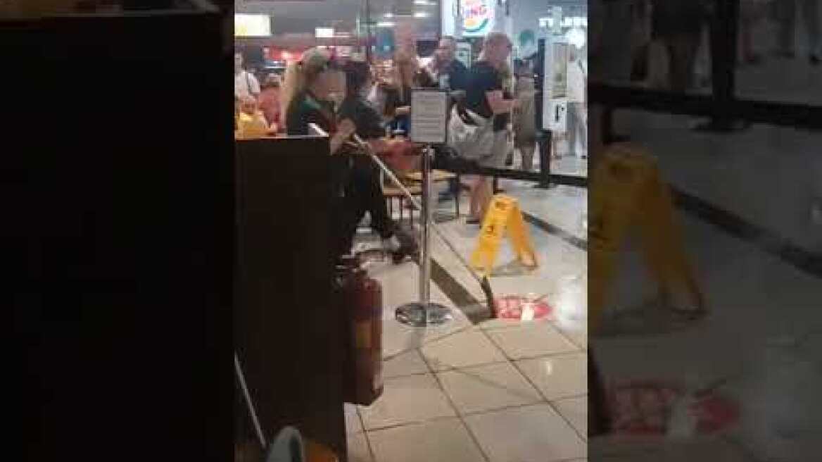 Πλημμύρισε από την νεροποντή το αεροδρόμιο της Ρόδου