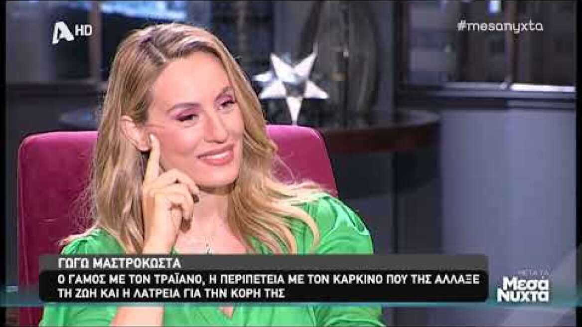 Η Γωγώ Μαστροκώστα  μίλησε για την αποβολή που είχε