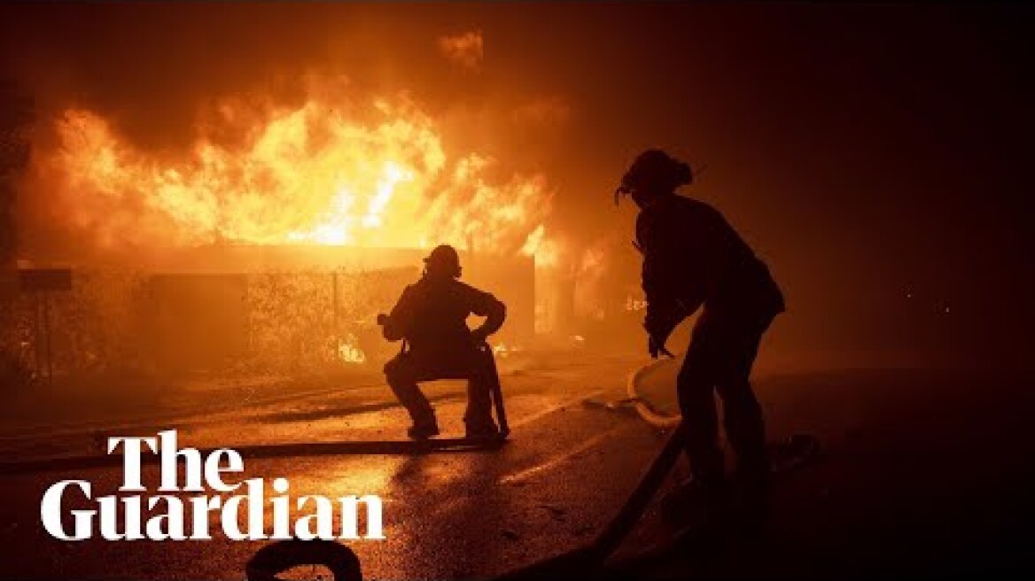 California: thousands evacuated as wildfires spread