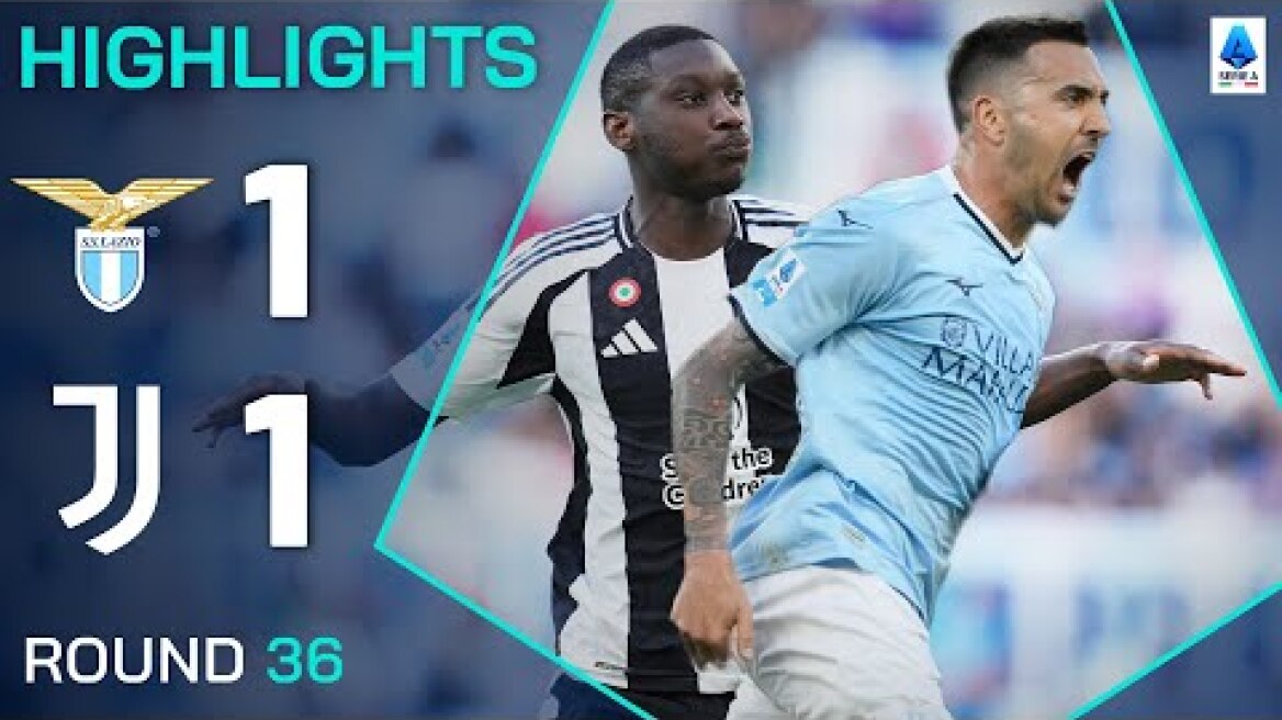 LAZIO-JUVENTUS 1-1 | HIGHLIGHTS | Late Vecino Equaliser Breaks Juve Hearts | Serie A 2024/25