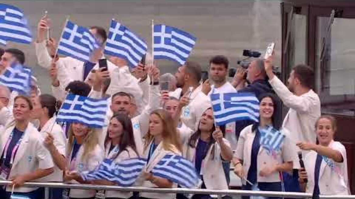 Παρίσι 2024 - Τελετή Έναρξης | Η εντυπωσιακή είσοδος της Ελλάδας! | 26/07/2024 | ΕΡΤ