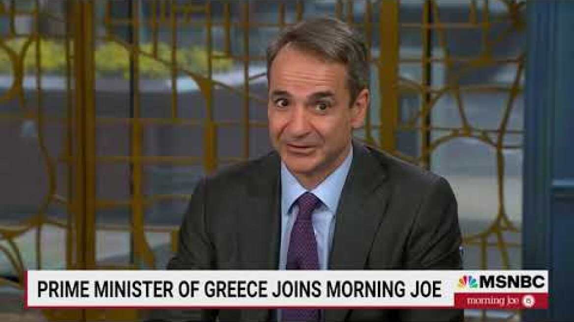 Συνέντευξη Κυριάκου Μητσοτάκη στο αμερικανικό τηλεοπτικό δίκτυο MSNBC