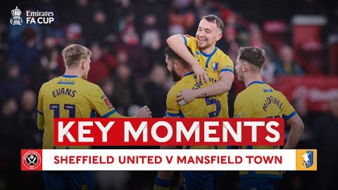 Sheffield United v Mansfield Town | Key Moments | Third Round | Emirates FA Cup 2025-26