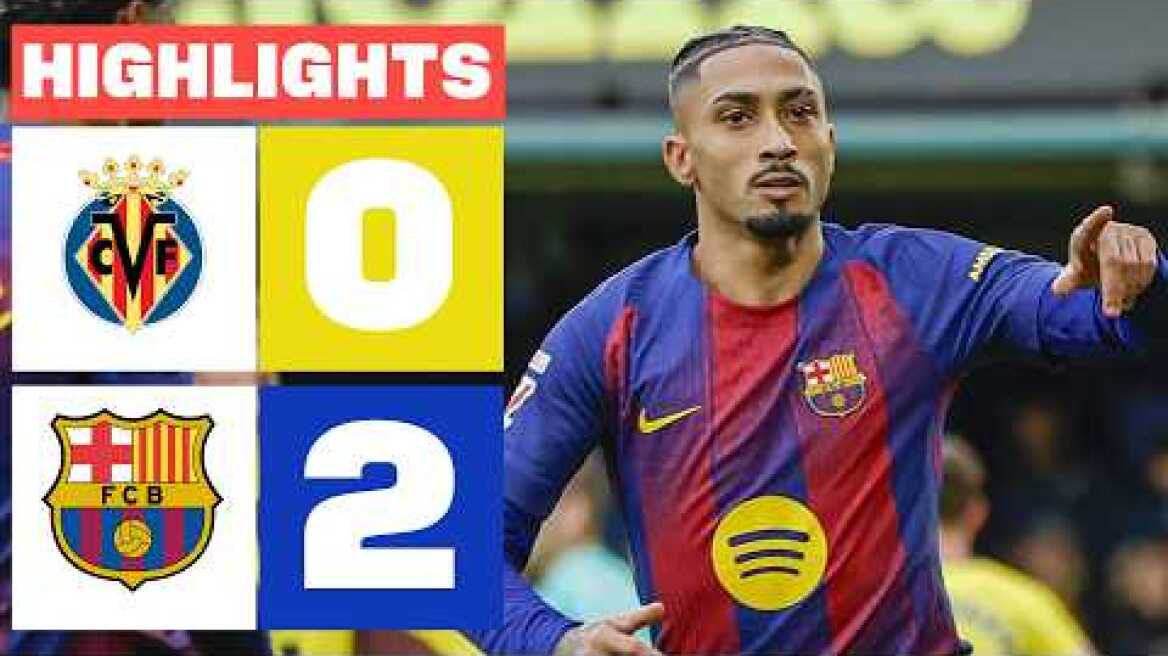 VILLARREAL CF 0 - 2 FC BARCELONA | RESUMEN LALIGA EA SPORTS