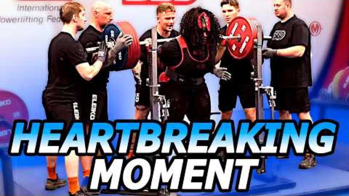She squatted 321.5 kg, but... | Sonita Muluh