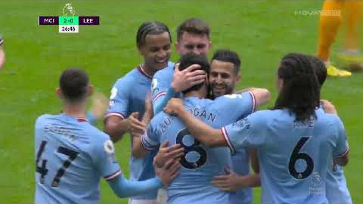 Μάντσεστερ Σίτι-Λιντς: 2-1 (MD 35, 06/05/2023)