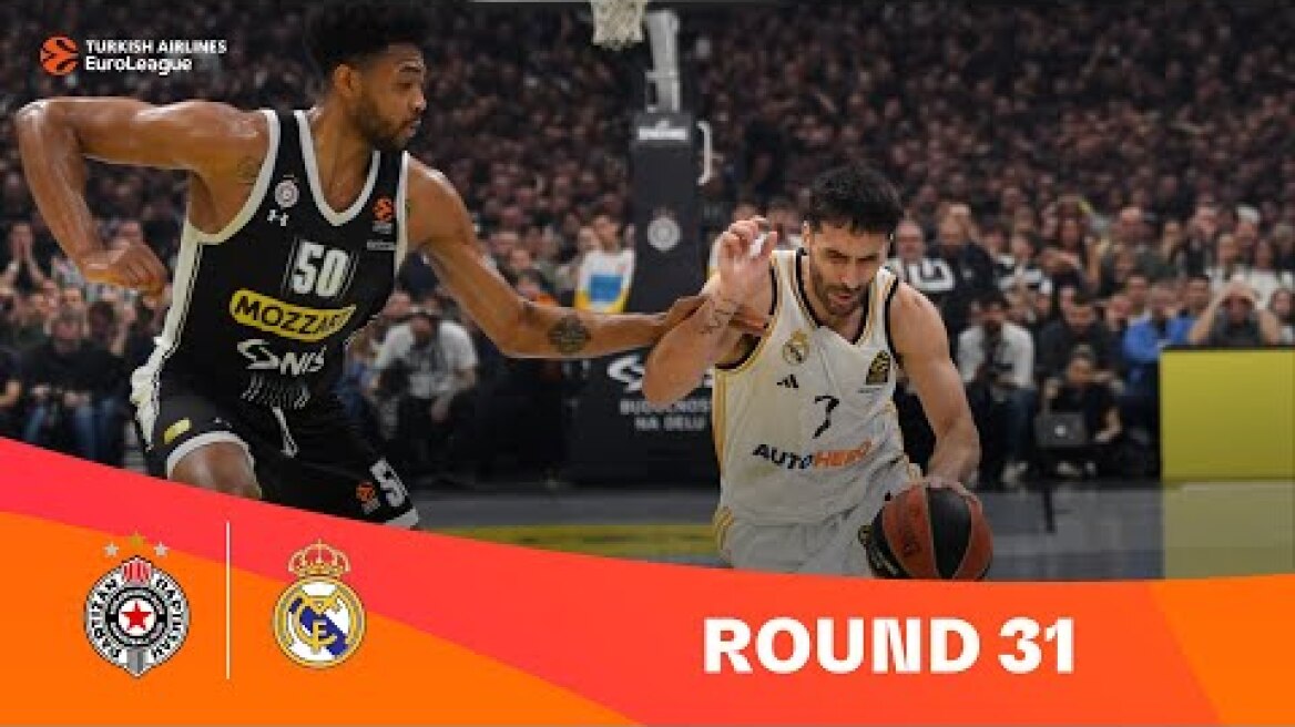 Partizan-Real | Round 31 Highlights | 2023-24 Turkish Airlines EuroLeague