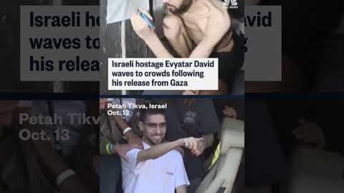 Israeli hostage Evyatar David released by Hamas