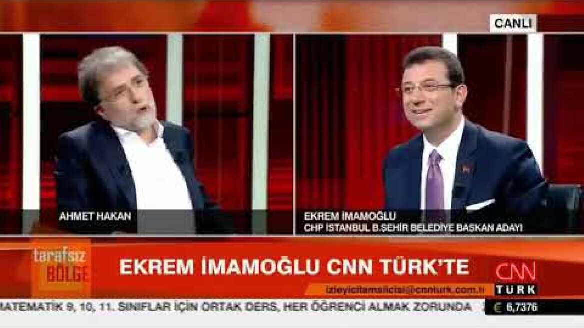Ahmet Hakan ile Ekrem İmamoğlu arasında sert 'Yunan tartışması' | CNNTÜRK Tarafsız Bölge |