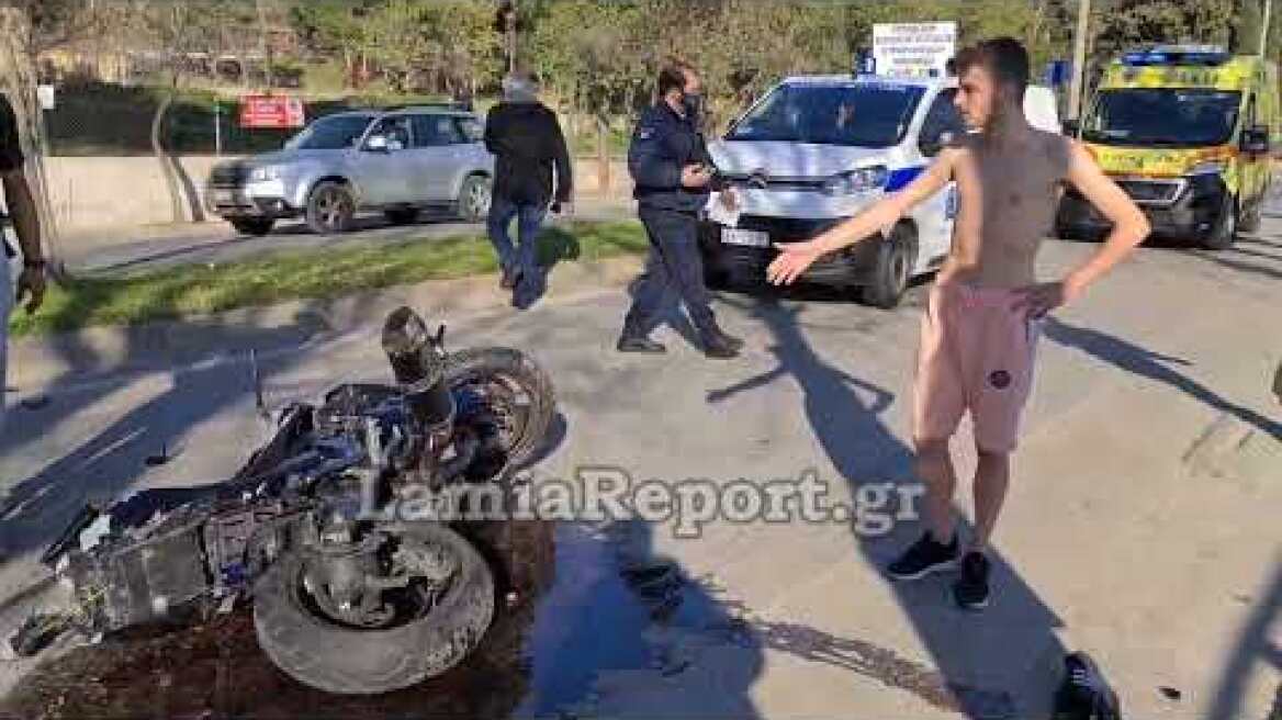 LamiaReport.gr: Σοβαρό τροχαίο στη Λαμία