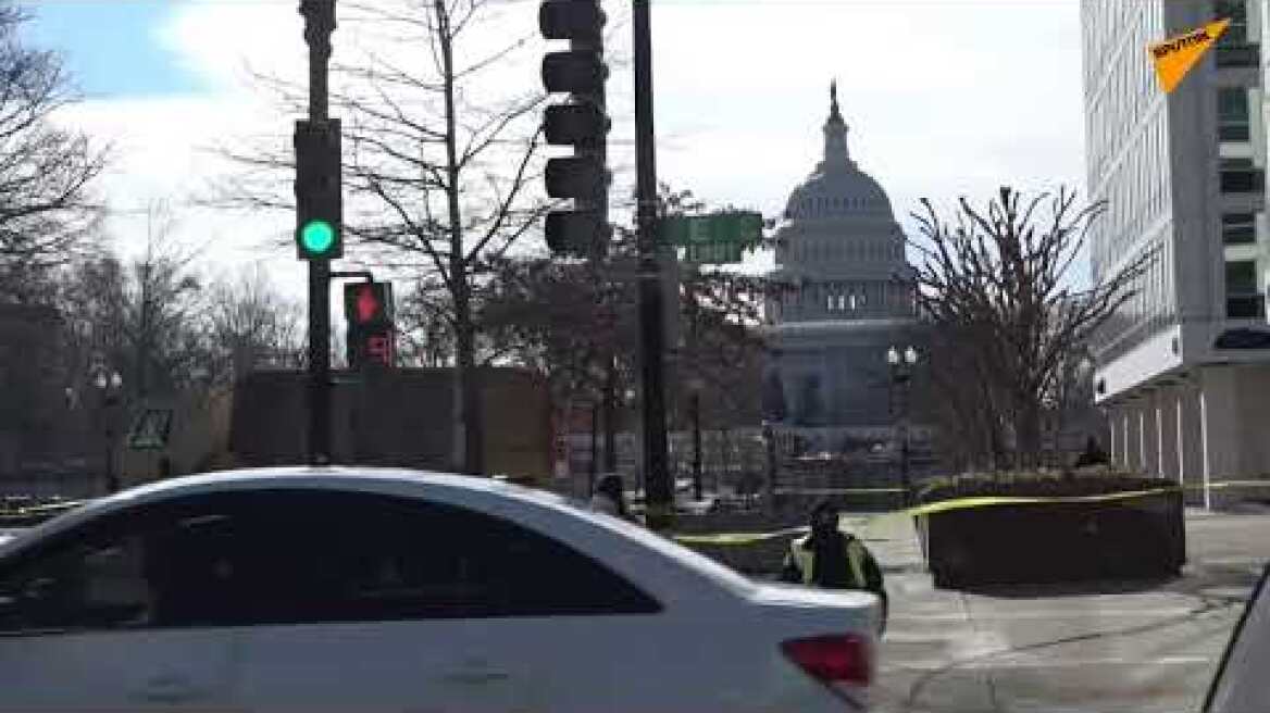 Views of Washington DC Before Rehearsal for Biden’s Inauguration