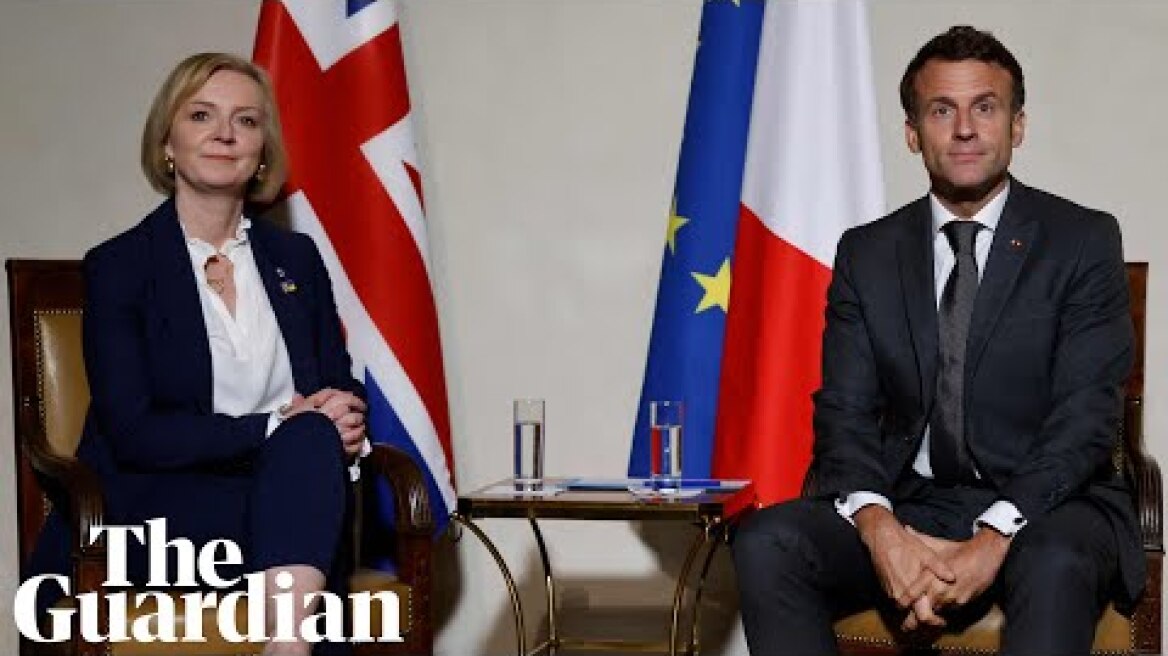 Liz Truss calls Macron a 'friend' rather than foe at EU summit