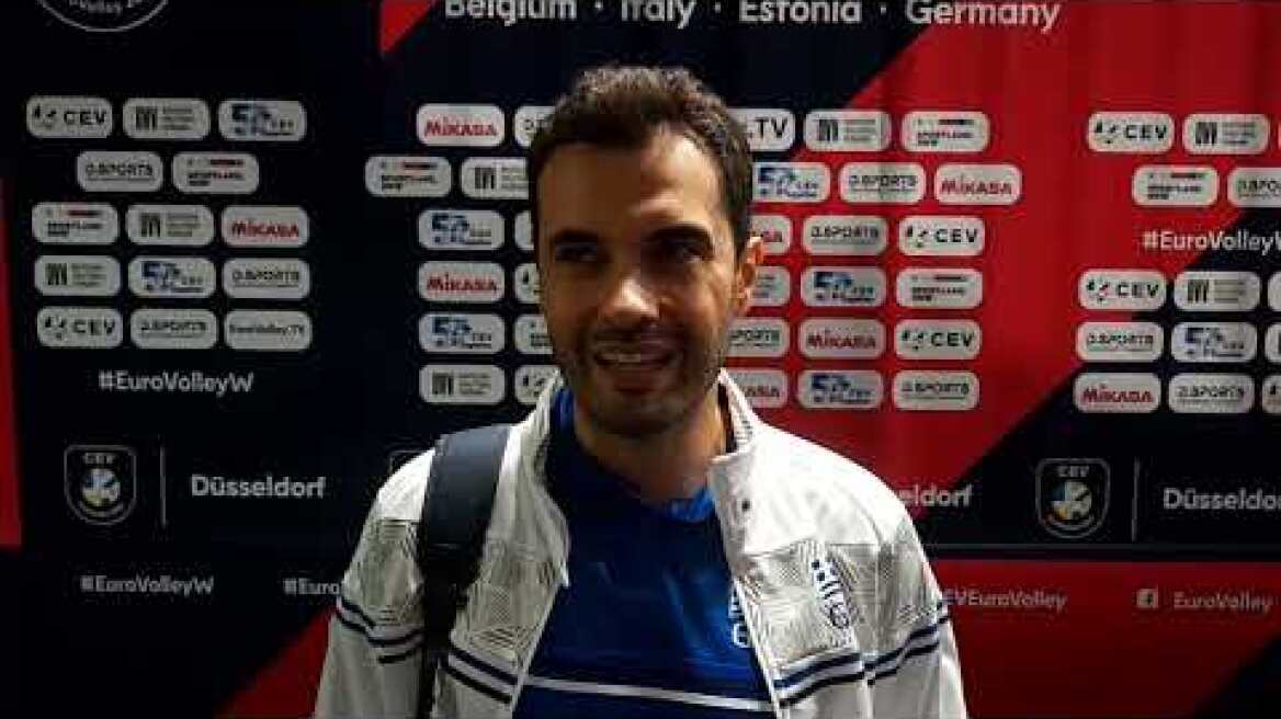 Ευρωβόλεϊ γυναικών: Δηλώσεις Γιουνούς Οτσάλ μετά τον αγώνα Ελλάδα-Τσεχία 0-3