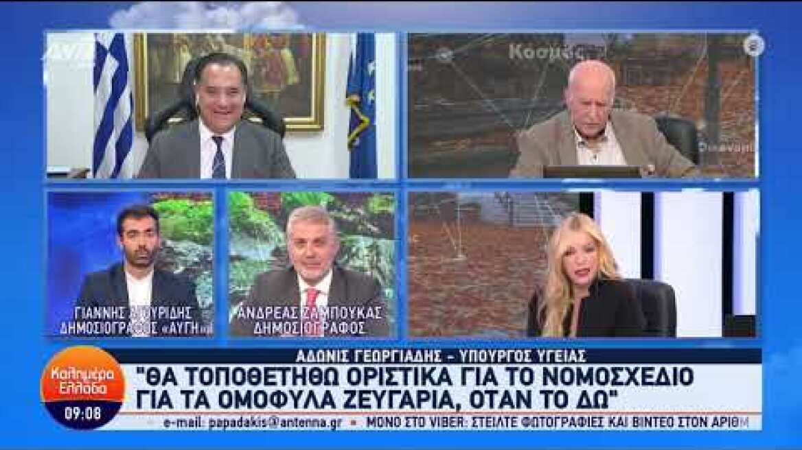 Ο Άδωνις Γεωργιάδης στο Καλημέρα Ελλάδα
