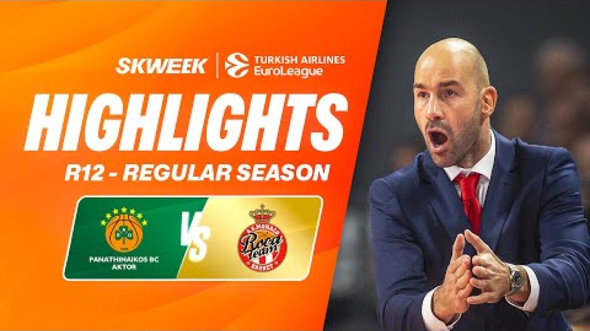 PERFECT FIRST FOR SPANOULIS ?? Panathinaïkos vs Monaco - EuroLeague J12 Highlights