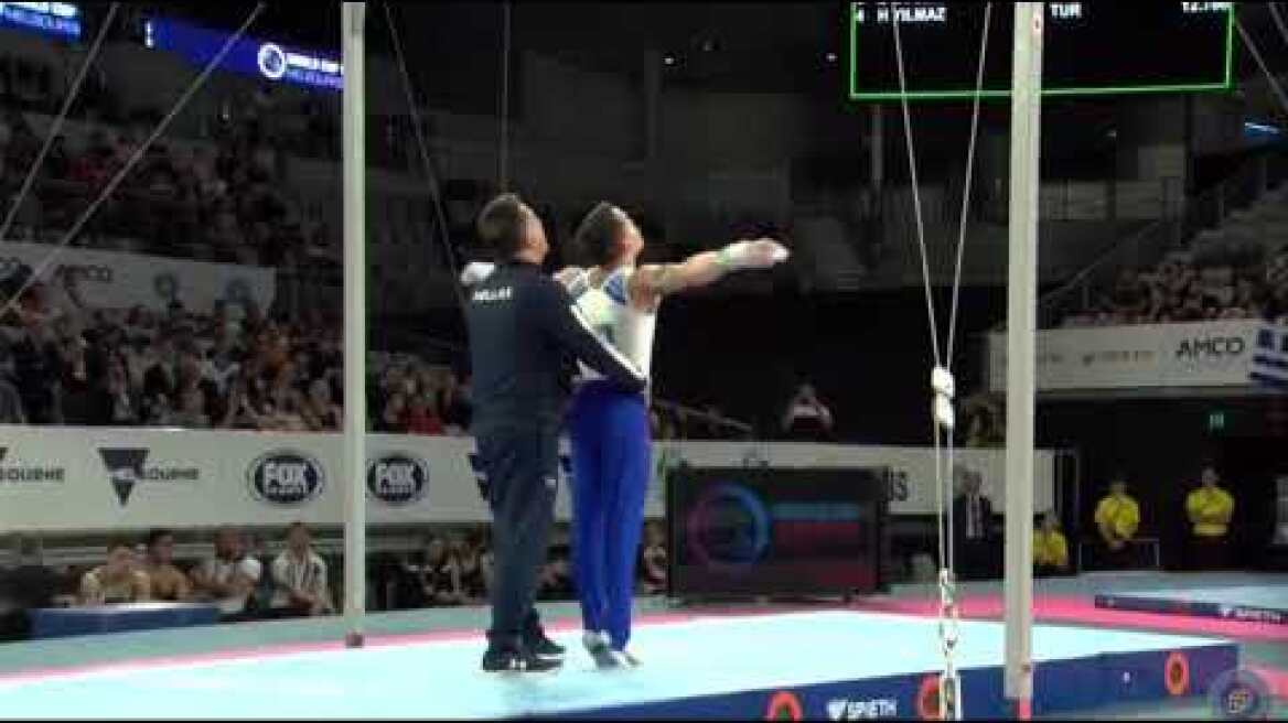 Lord of the Rings Petrounias Wins Gold at Gymnastics World Cup