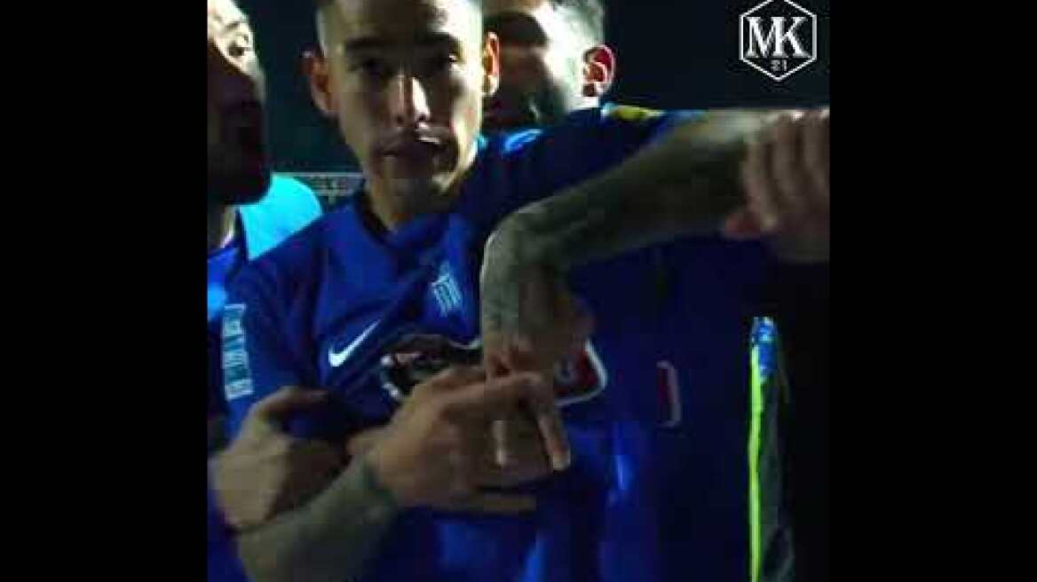 Άρης - ΑΕΚ 2-1: Ο πανηγυρισμός του Αραούχο και η αφιέρωση στον Άλκη