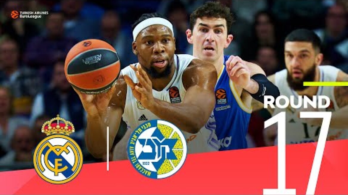 Real routs Maccabi! | Round 17, Highlights | Turkish Airlines EuroLeague