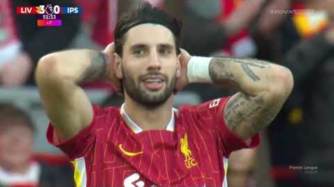 Λίβερπουλ-Ίπσουιτς: 4-1 (MD 23, 25/01/2025)